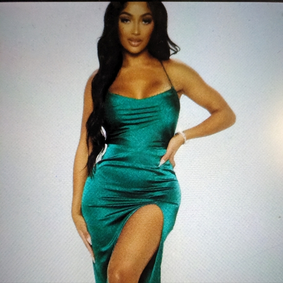 SHEIN SXY DRESS Women's Size 4XL Green NEW - Picture 1 of 12